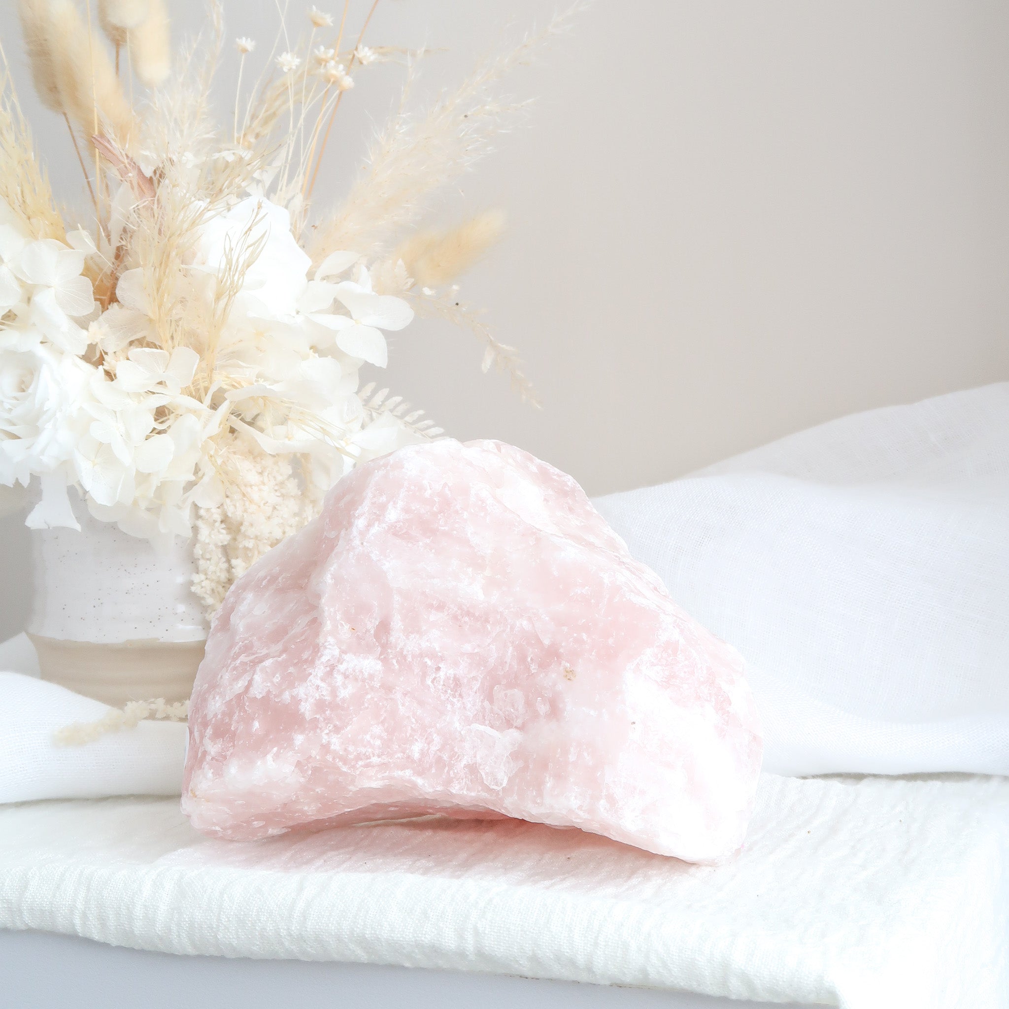 Rose Quartz Raw | Large