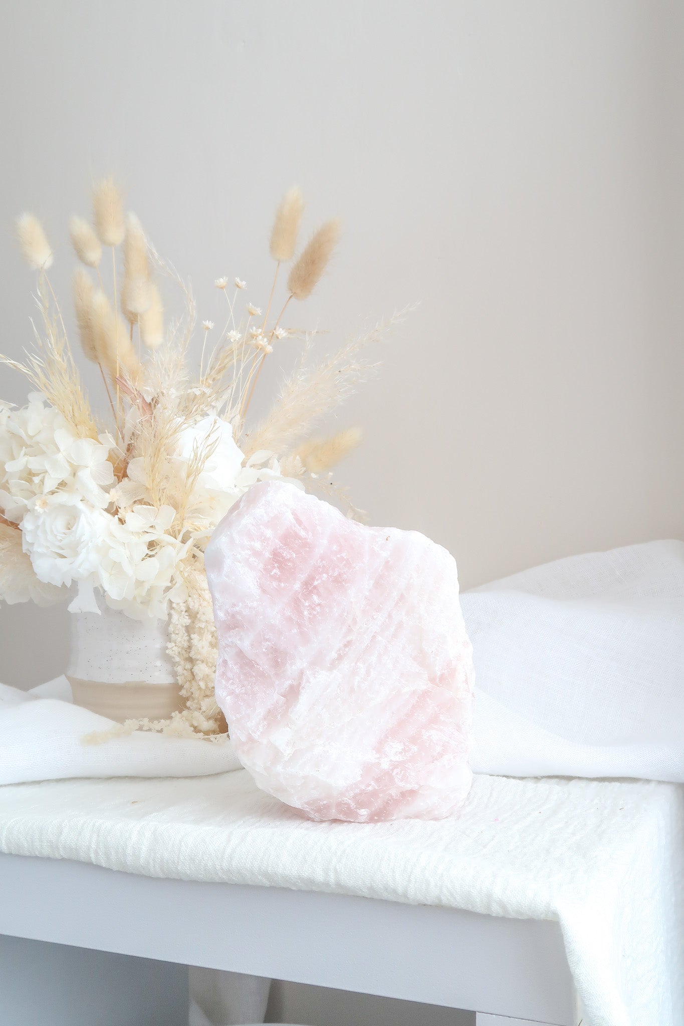 Rose Quartz Raw | Large