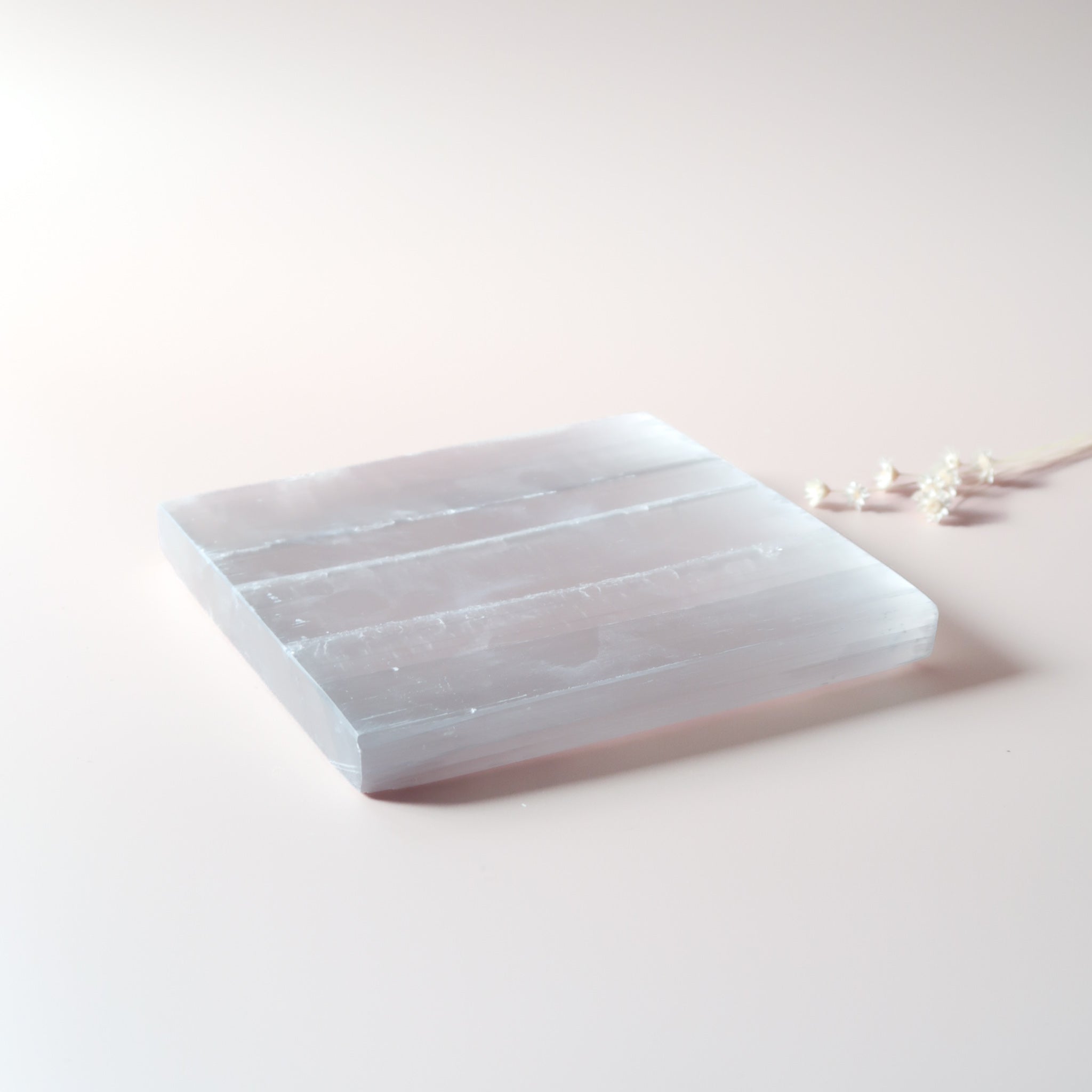 Selenite Charging Plate | Square | Large